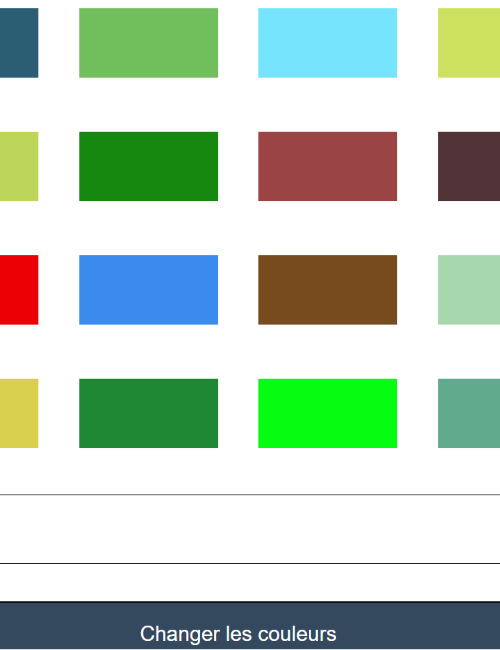 Générateur des couleurs